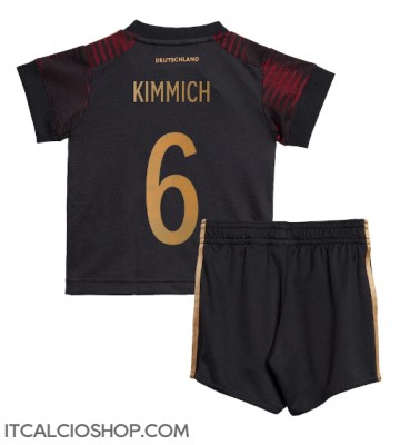 Germania Joshua Kimmich #6 Seconda Maglia Bambino Mondiali 2022 Manica Corta (+ Pantaloni corti)